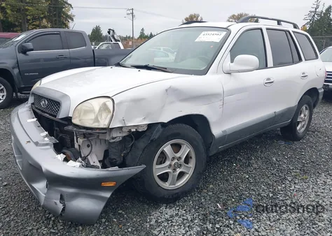 2004 Hyundai Santa Fe Gls/Lx из США, поврежденный, VIN KM8SC13E44U822713
